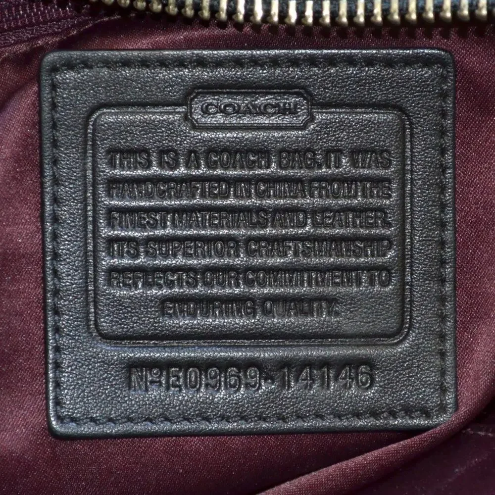 Signature Brooke Mahogany Shoulder Bag